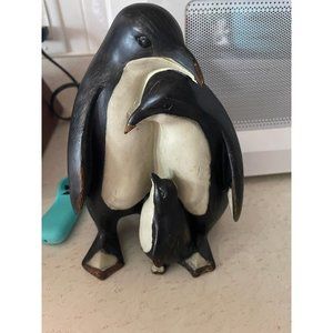 Vintage Ceramic Bisque penguins